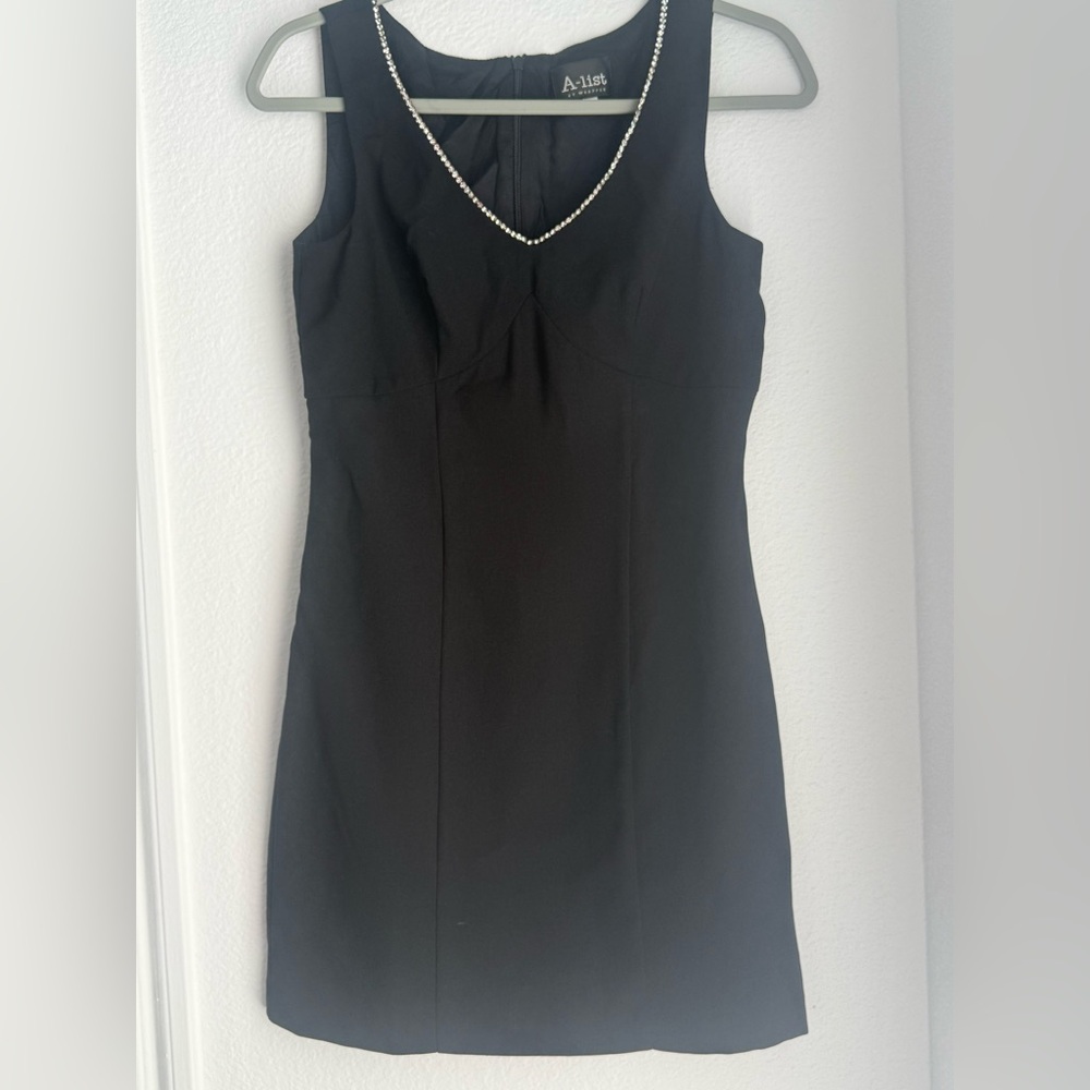 Elegant Black Mini Dress